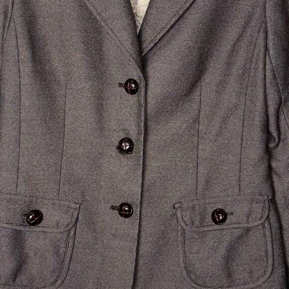 Banana Republic Brown Blazer single breasted button front women's 6 w/pockets - Picture 9 of 16